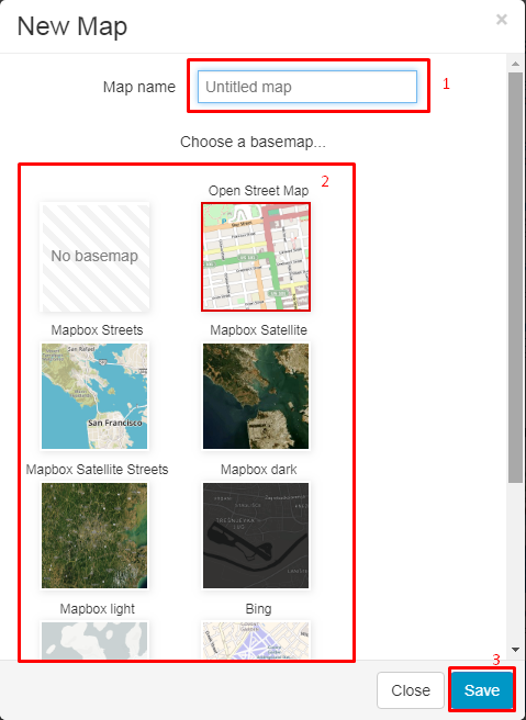 create new map in Map Editor