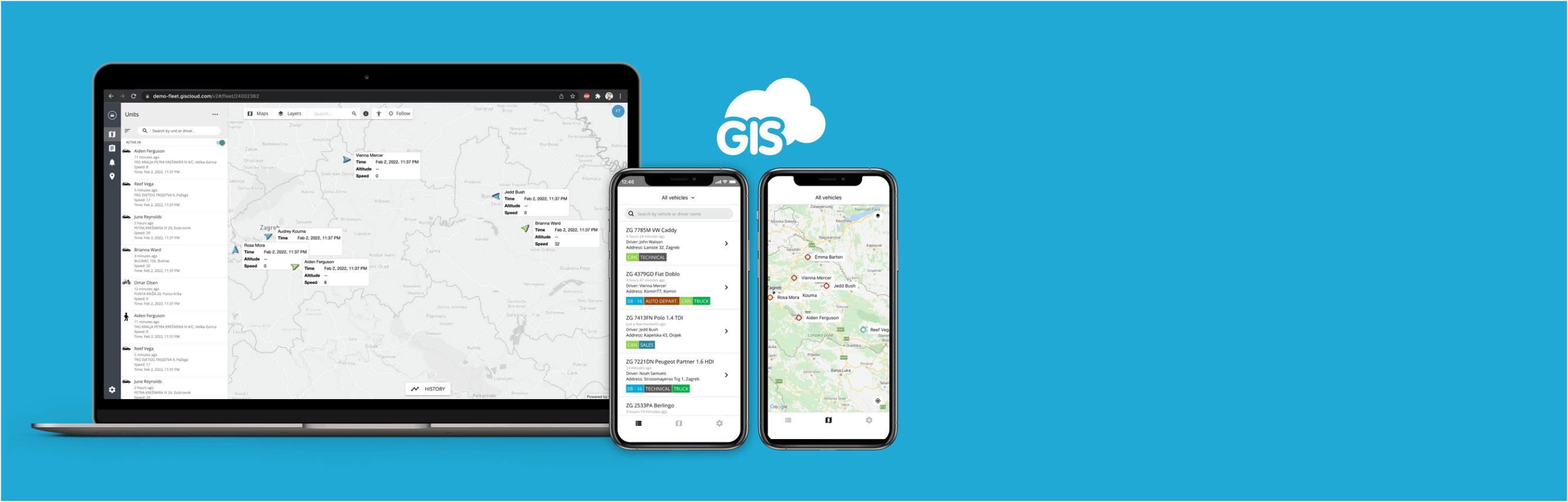 GIS Cloud track